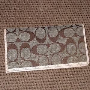 Coach Checkbook Holder